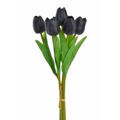 Tulipán pěnový černý 1ks