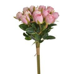 Růže světle růžová uzavřená - poupě 37 cm 1 ks
